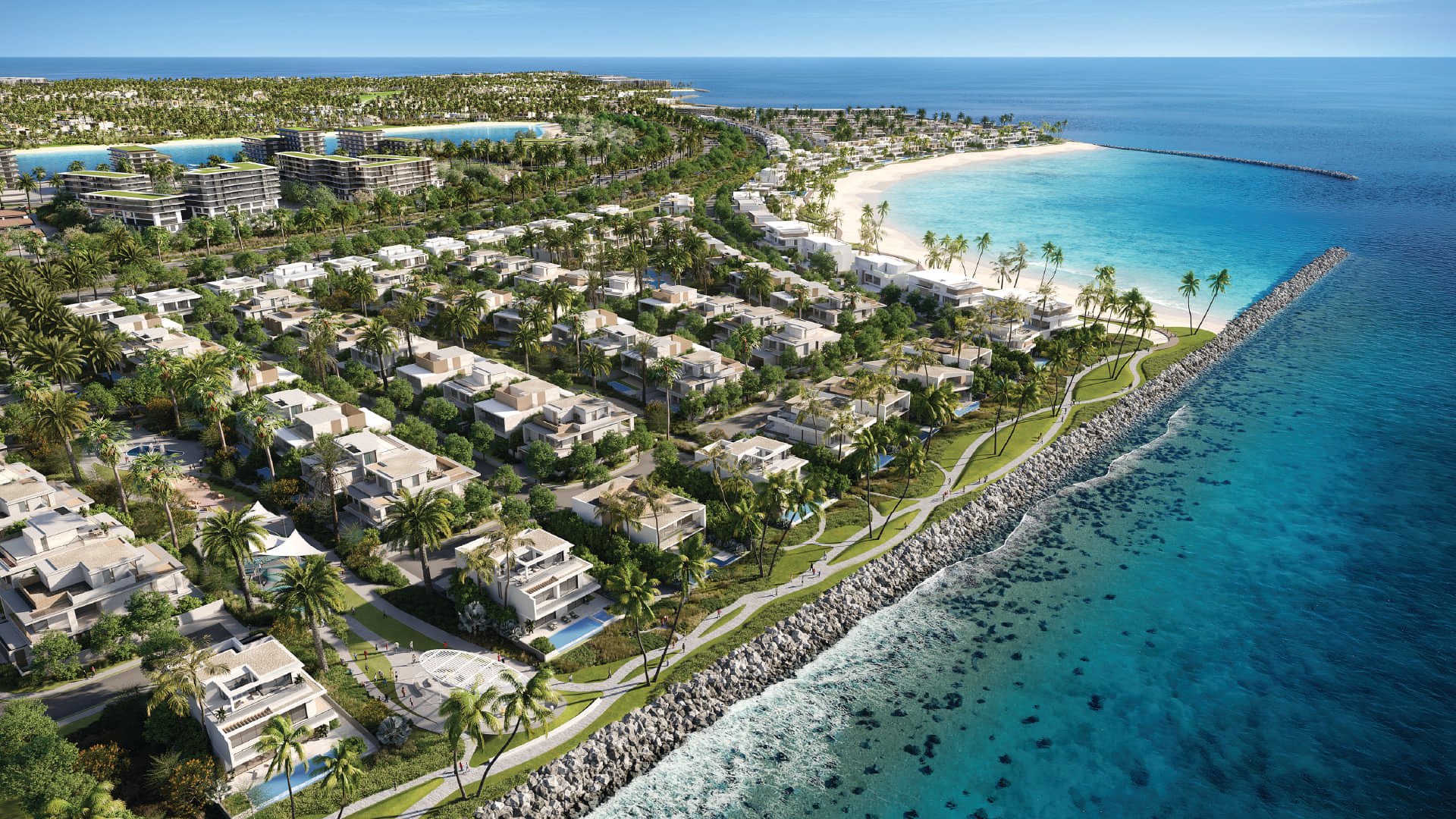 Palm Jebel Ali waterfront masterplan and villas